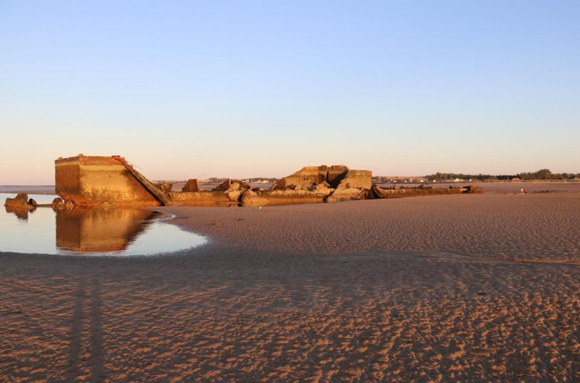 Gites "Plage" Ou "Pieds Dans L'Eau" En Front De Mer A Asnelles , 3Km D'Arromanches, 10Km De Bayeux المظهر الخارجي الصورة